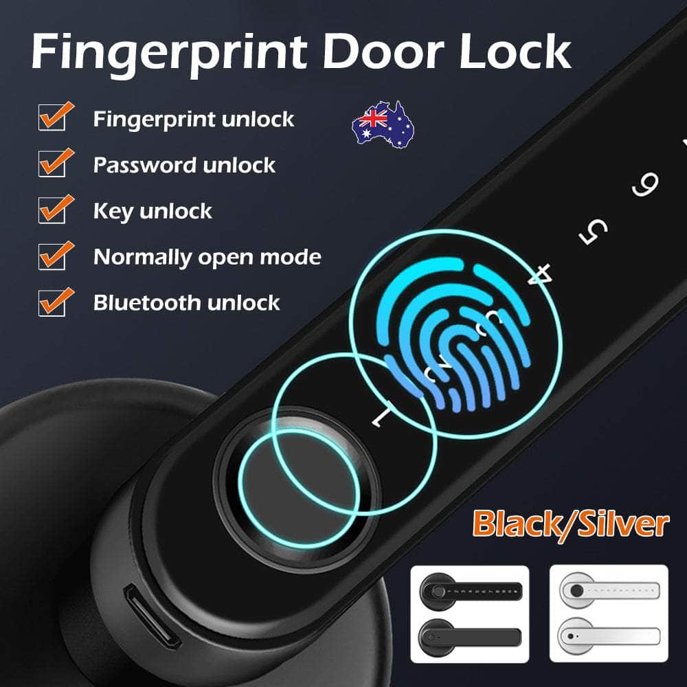 Smart Door Lock: Fingerprint, Bluetooth, App Access
