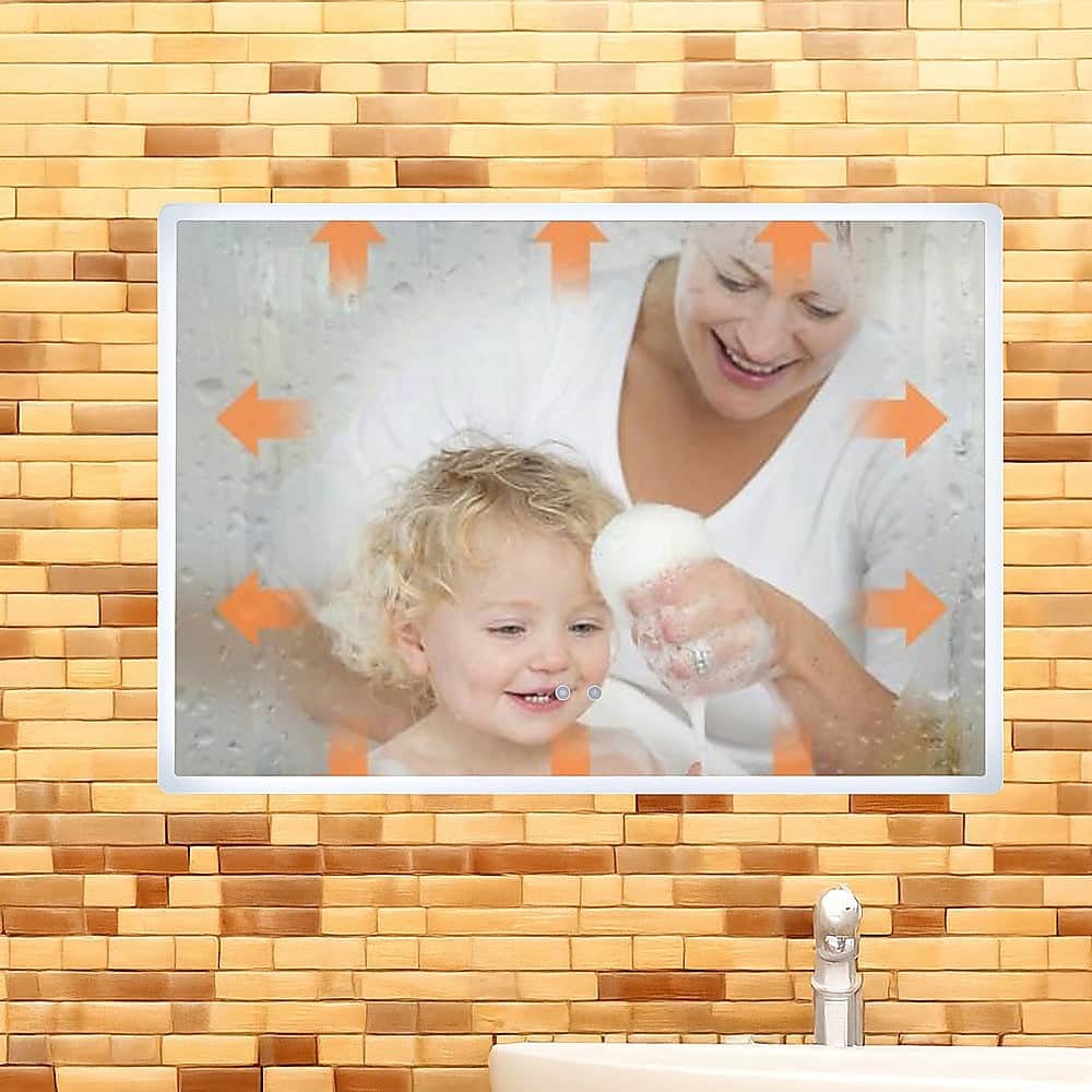 Smart Mirror Bathroom Vanity Led Lighted Wall Mirror 1000X700Mm