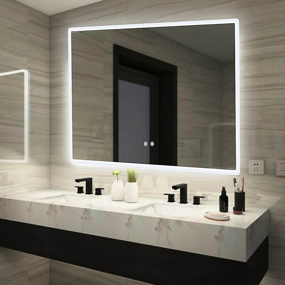 Smart Mirror Bathroom Vanity Led Lighted Wall Mirror 1000X700Mm