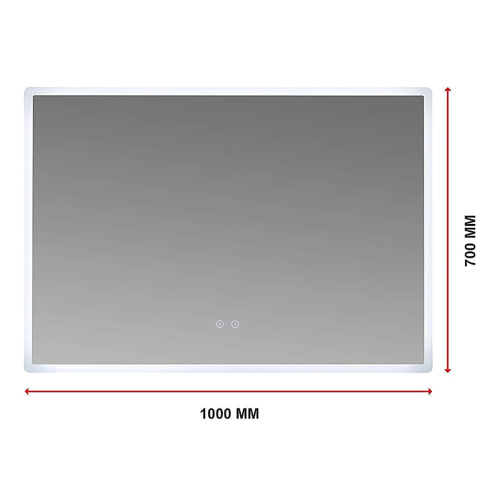 Smart Mirror Bathroom Vanity Led Lighted Wall Mirror 1000X700Mm