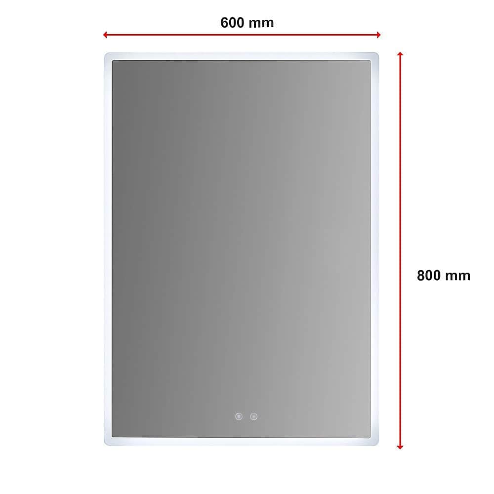 Smart Mirror Bathroom Vanity Led Lighted Wall Mirror 800X600Mm