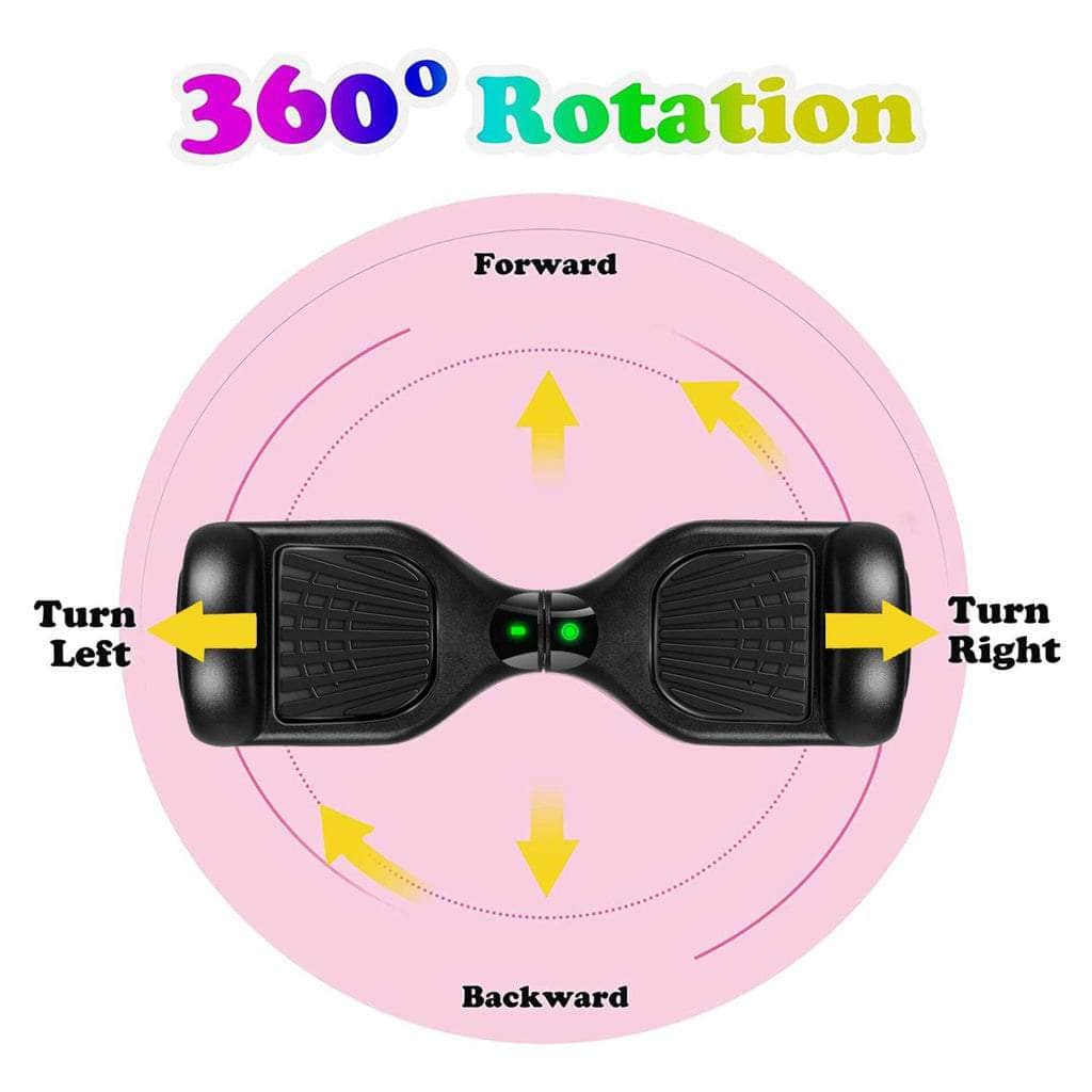Smart-S RG1 Hoverboard Black FND-HB-100-QK