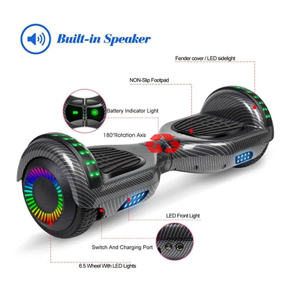 Smart-S W1 Hoverboard Carbon Fiber FND-HB-104-QK