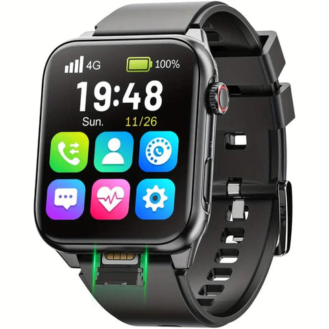 Smart Sports Watch with BT Call, Sports Tracker, Message Alerts, Heart Rate & Sleep Monitoring
