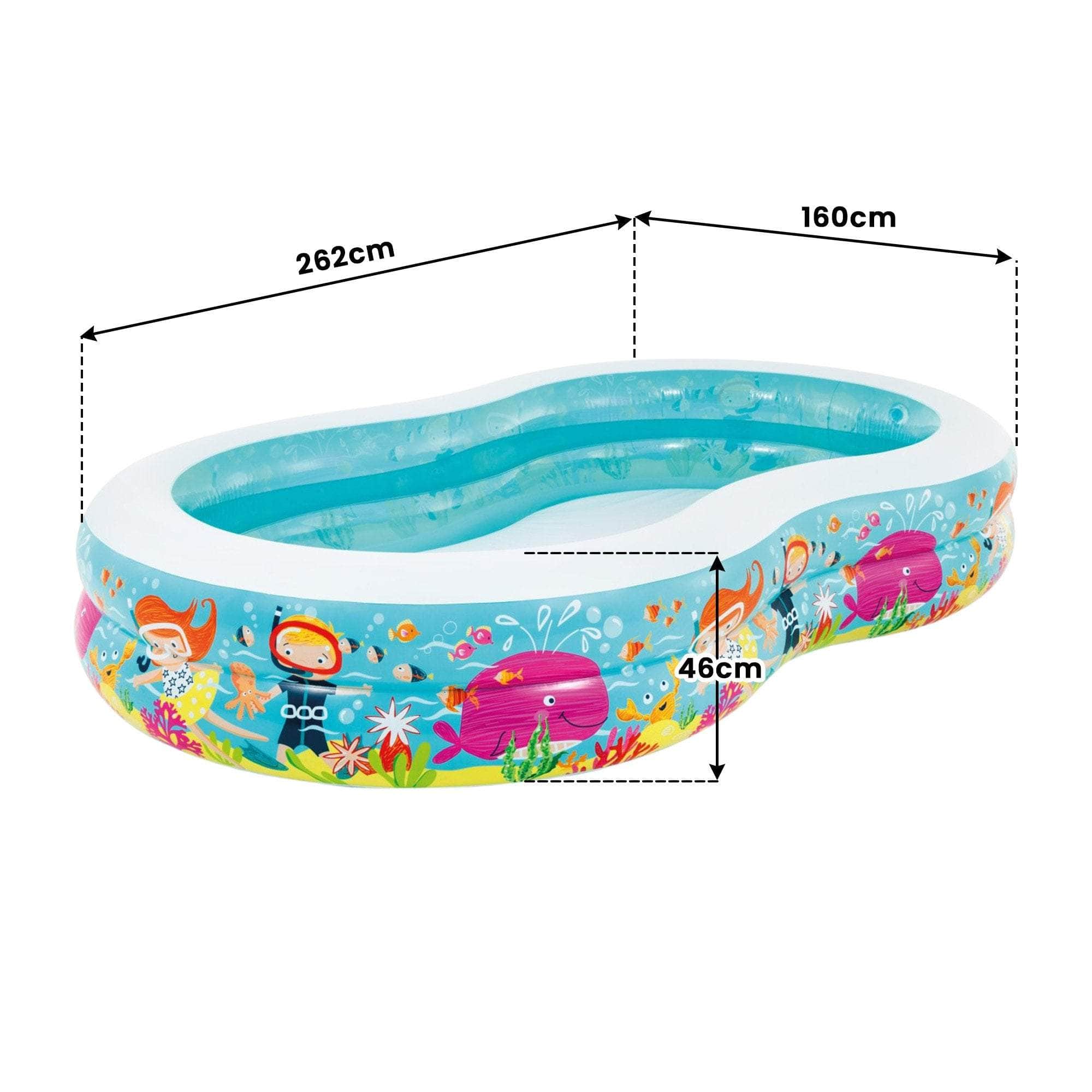 Snorkel Fun Inflatable Pool