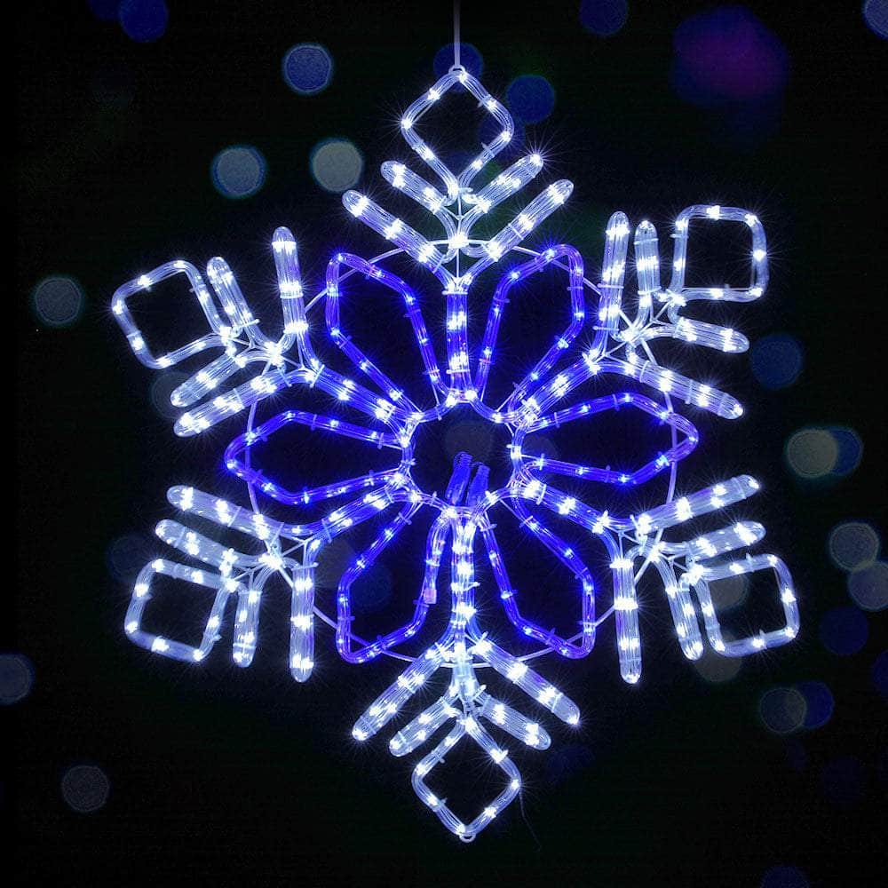 Snowflake Elegance 82cm Christmas Lights Motif LED Outdoor Decoration