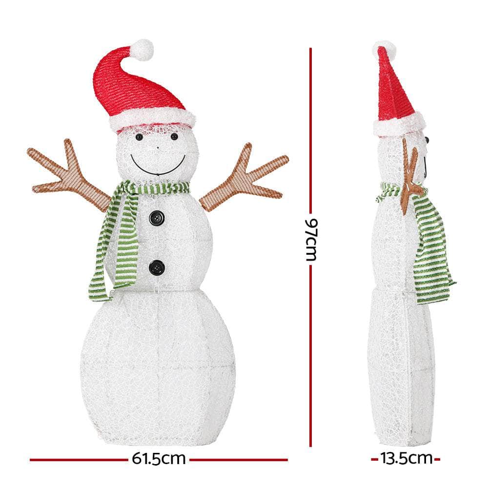 Snowman 97CM 3D LED Christmas Rope Lights Decoration