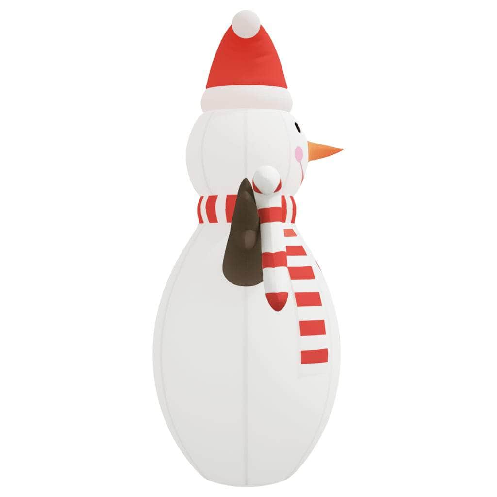 Snowy Glow: Illuminated Christmas Inflatable Snowman