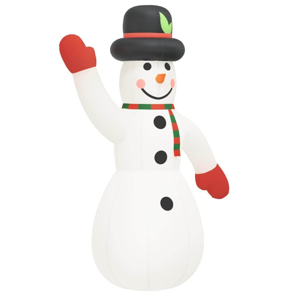 Snowy Glow: Illuminated Christmas Inflatable Snowman