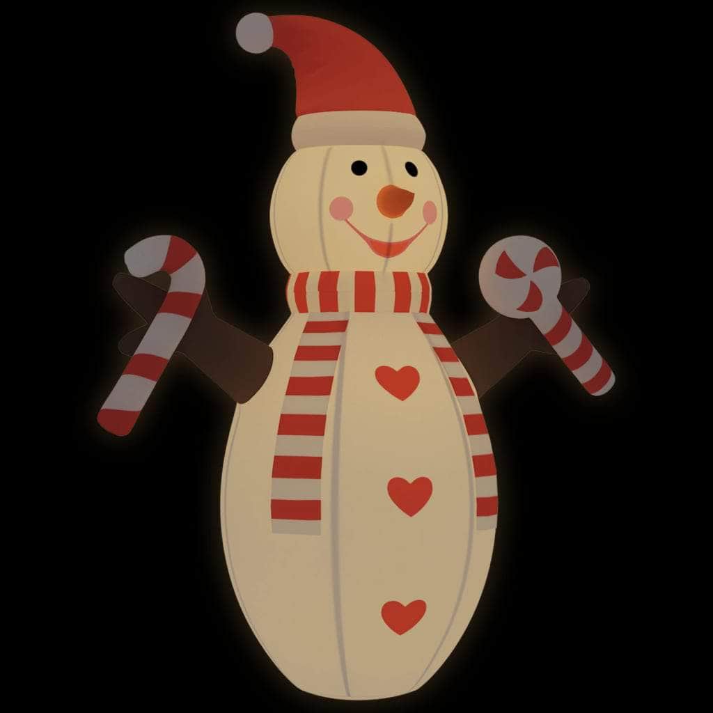 Snowy Glow: Illuminated Christmas Inflatable Snowman