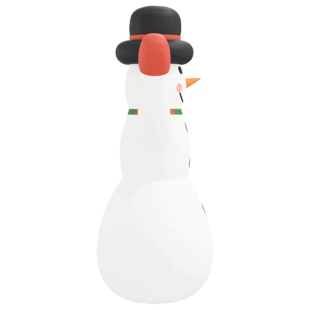 Snowy Glow: Illuminated Christmas Inflatable Snowman