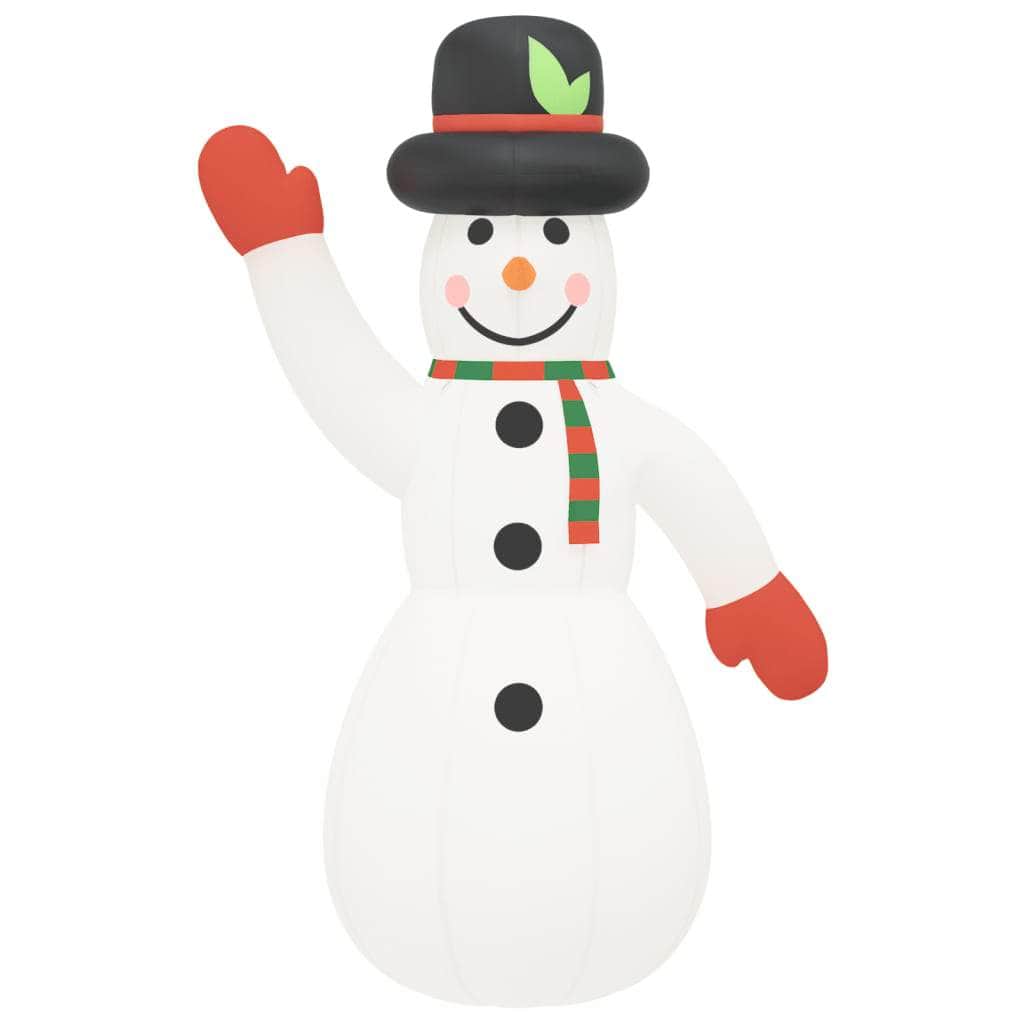 Snowy Glow: Illuminated Christmas Inflatable Snowman