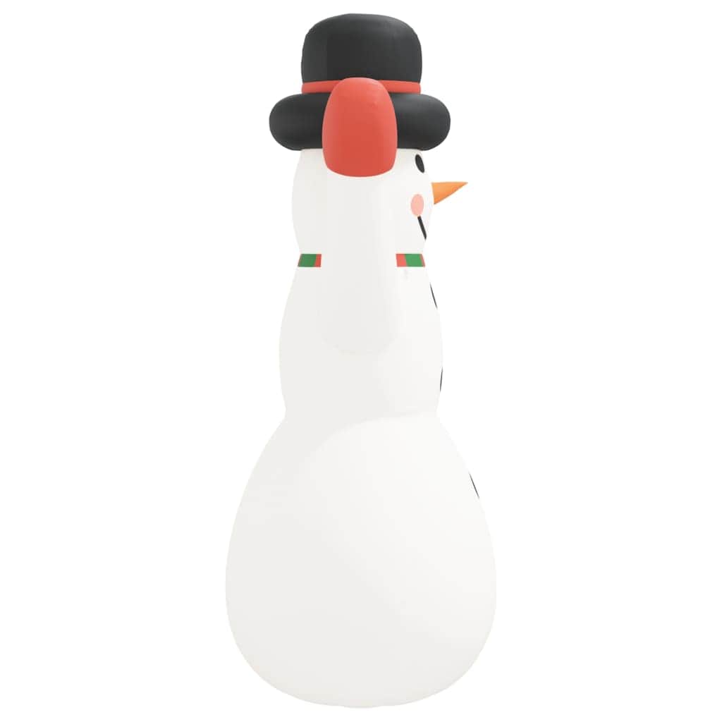 Snowy Glow: Illuminated Christmas Inflatable Snowman
