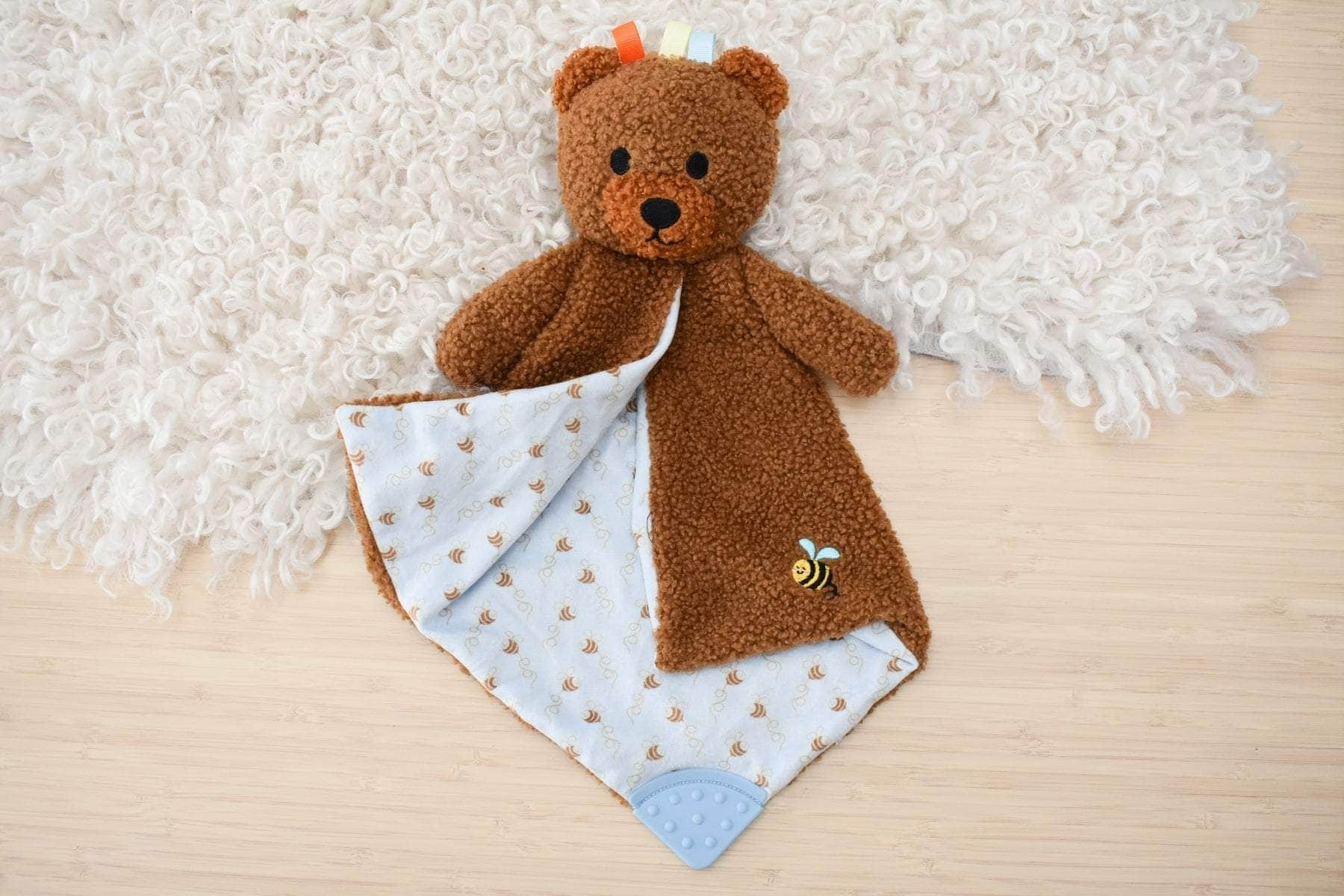 Snuggle buddy maple bear blanket