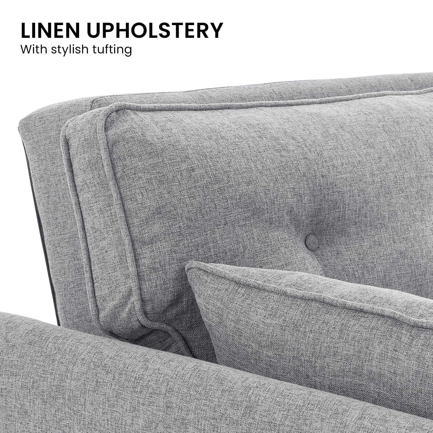 Fabric Sofa Bed Grey