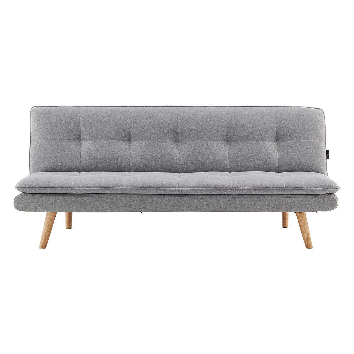 Grey 3 Seater Sofa Bed 180x80x70cm
