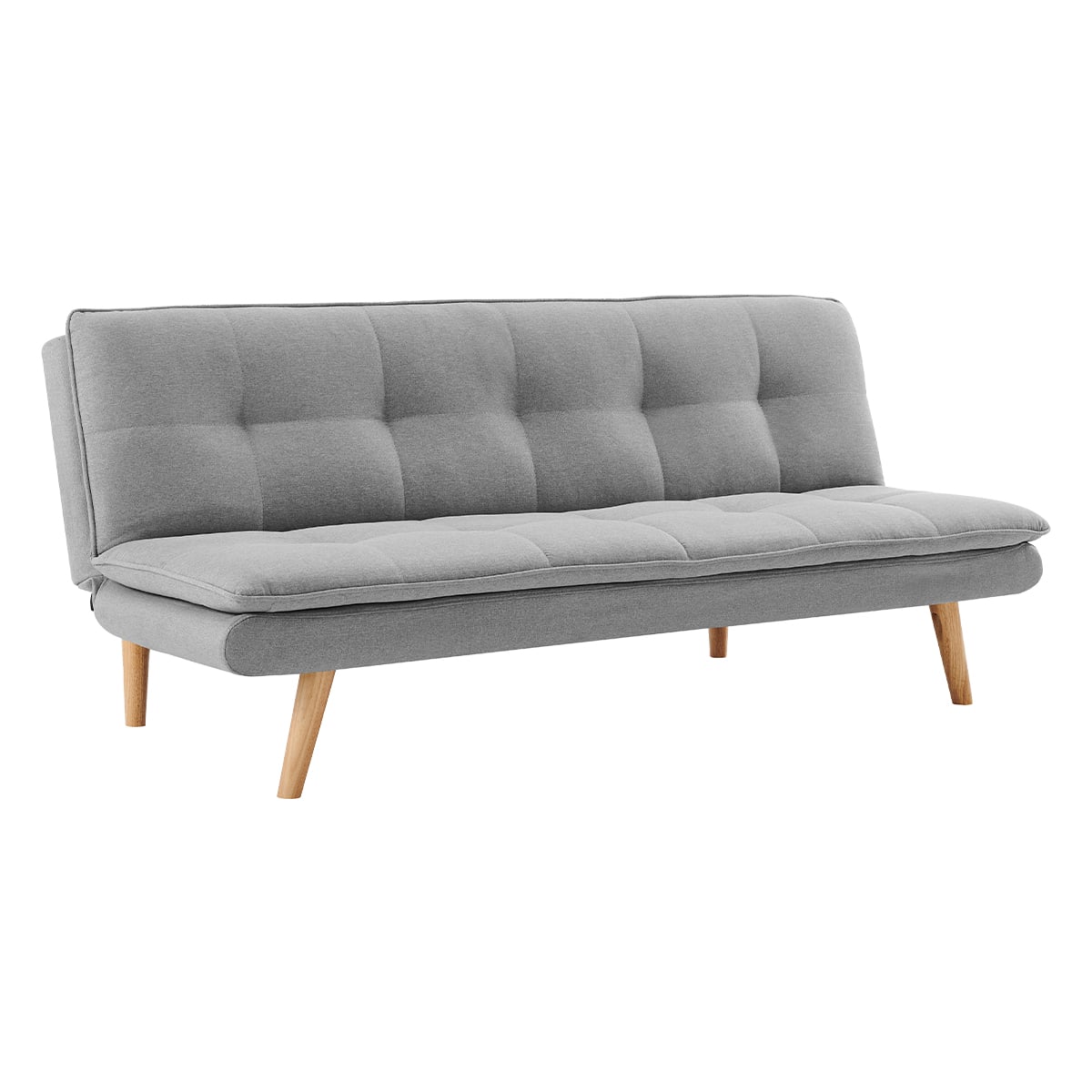 Grey 3 Seater Sofa Bed 180x80x70cm