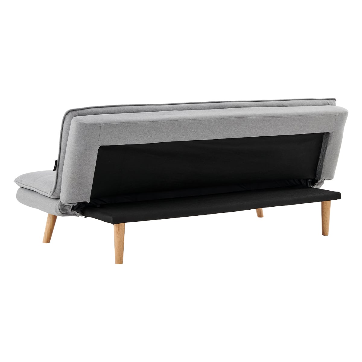 Grey 3 Seater Sofa Bed 180x80x70cm