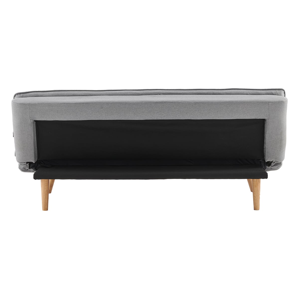 Grey 3 Seater Sofa Bed 180x80x70cm