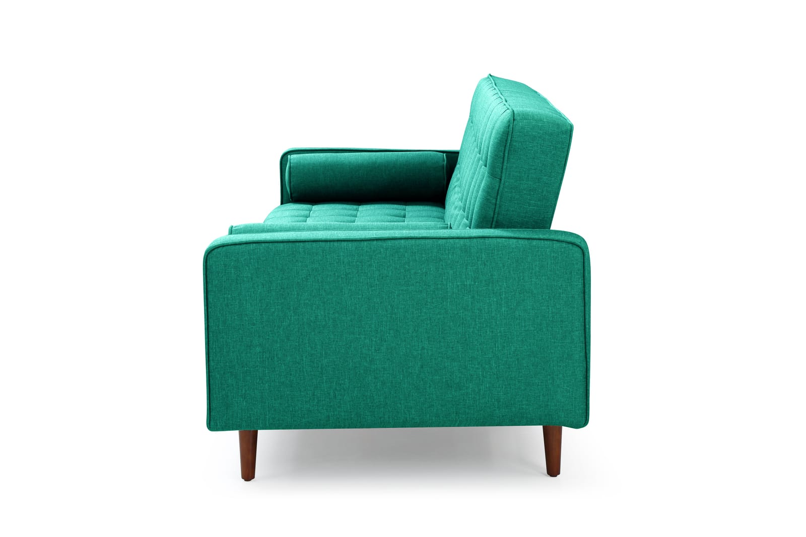 Green Velvet 3-Seater Button-Tufted Sofa Bed | Sofas & Sofa Beds
