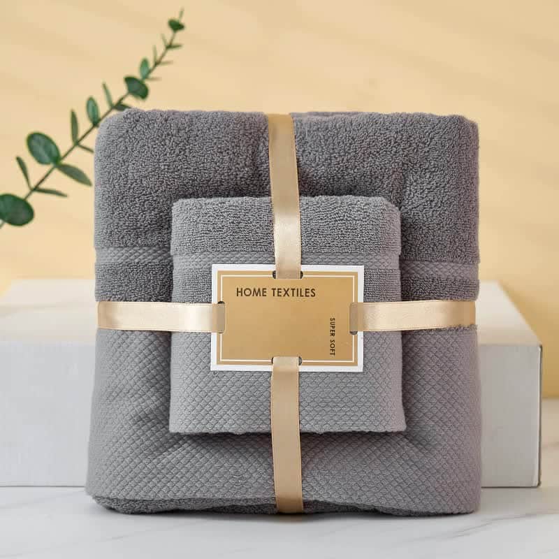Soft Absorbent Towel Set - Wrap & Bath Towels