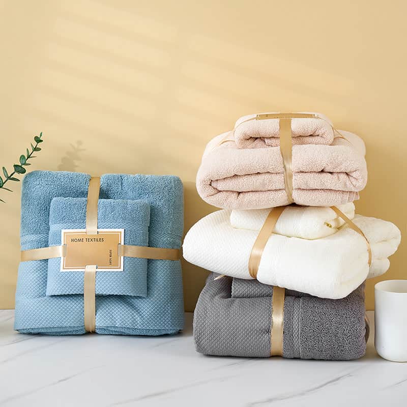 Soft Absorbent Towel Set - Wrap & Bath Towels