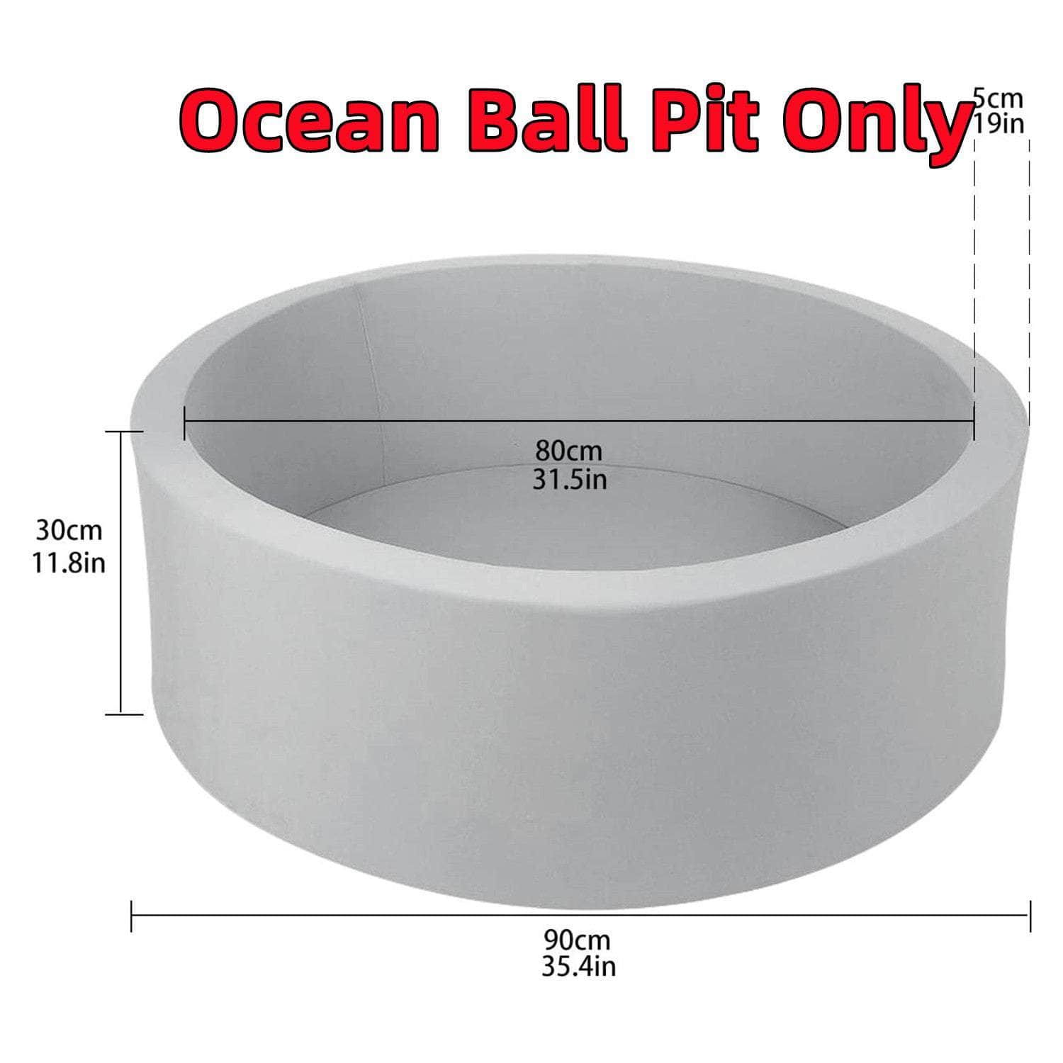 Soft Ocean Ball Toy for Kids' Foam Pool Play