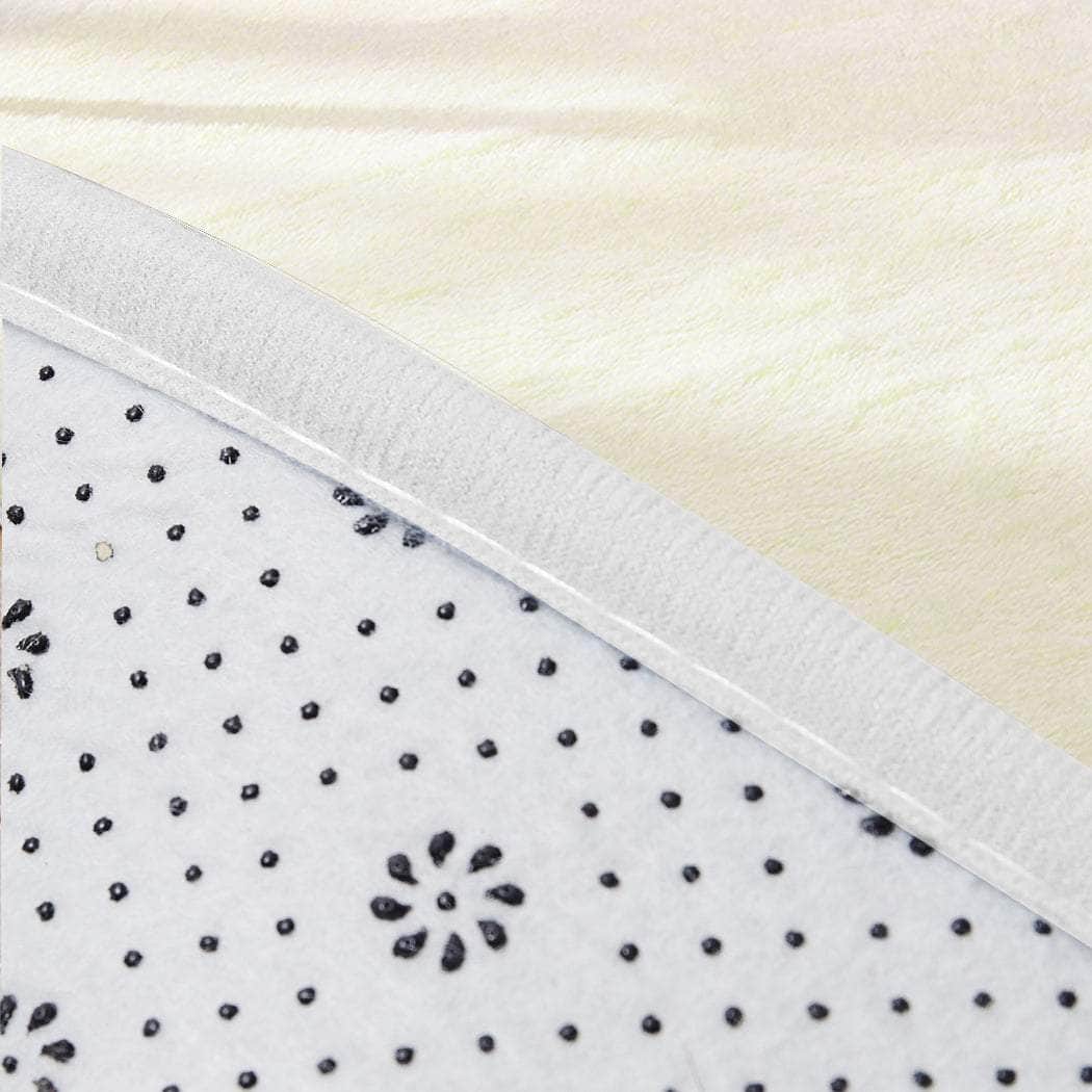 Soft Shag Shaggy Floor Confetti Cream