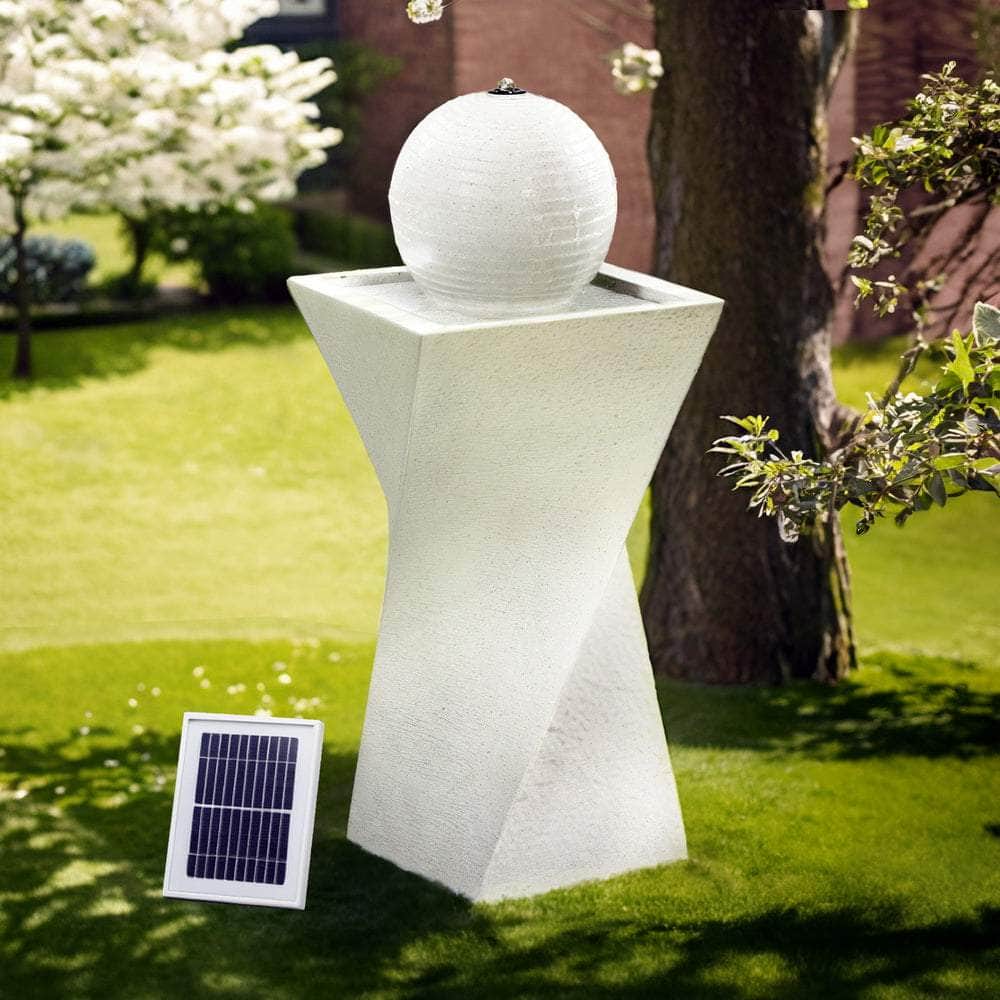 Solar Bird Bath Water Feature - 85CM LED Design