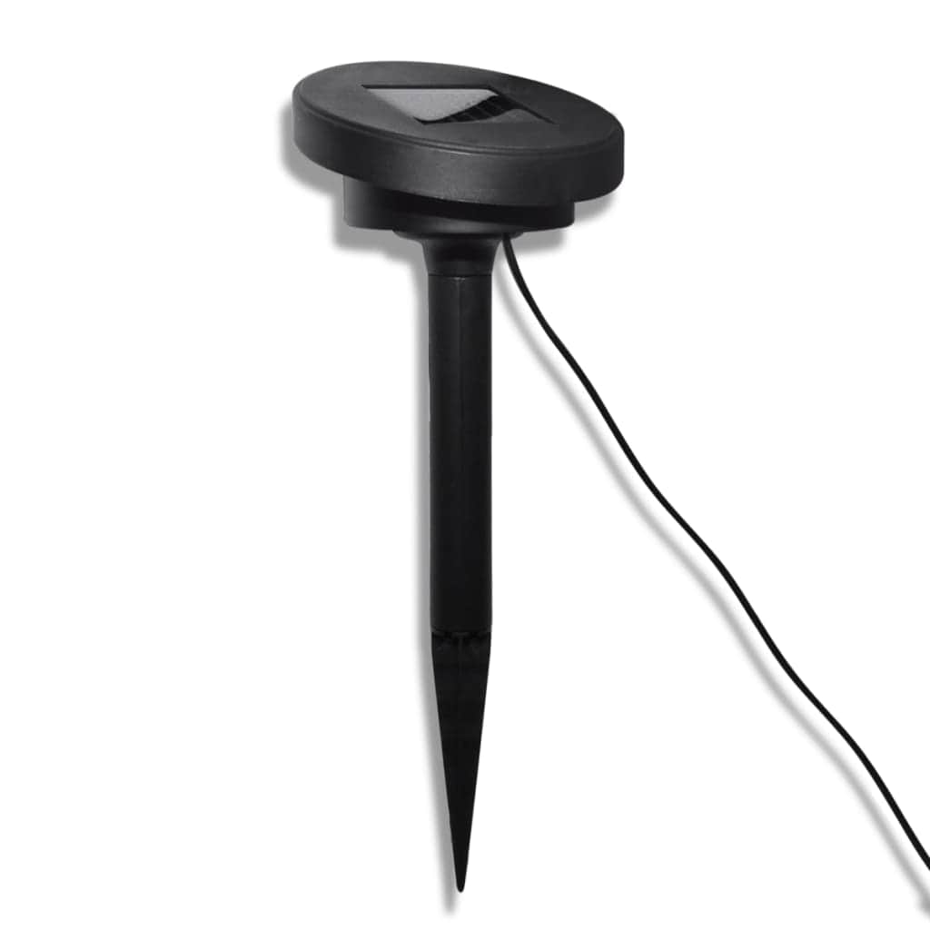 Solar Bowl 3 LED Garden Lights with Spike Anchors & Solar Panel - Simple deals