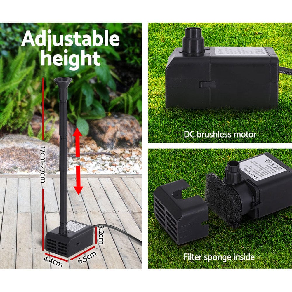 Solar Pond Pump Kit, Powered for Garden and Pool with Fountain & Ponds Accessories - photo 18