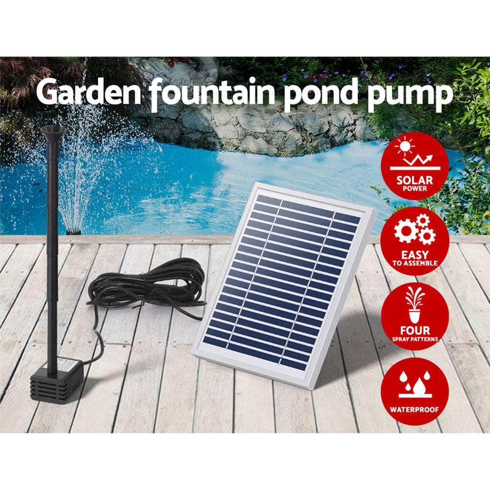 Solar Pond Pump Kit, Powered for Garden and Pool