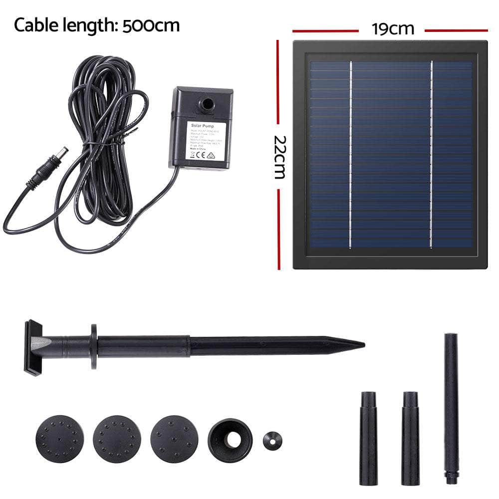 Solar Pond Pump Kit, Powered for Garden and Pool