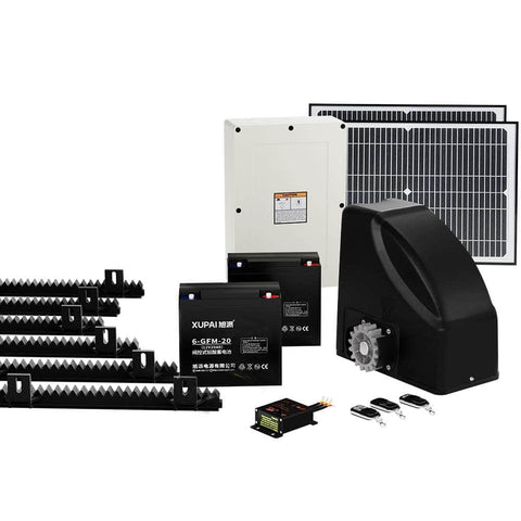 Solar-Powered Automatic Sliding Gate Opener