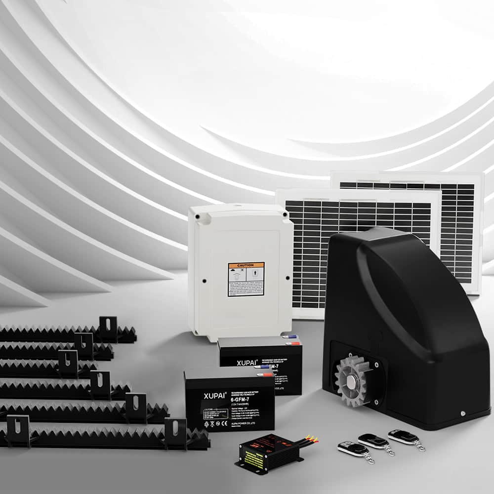 Solar-Powered Automatic Sliding Gate Opener