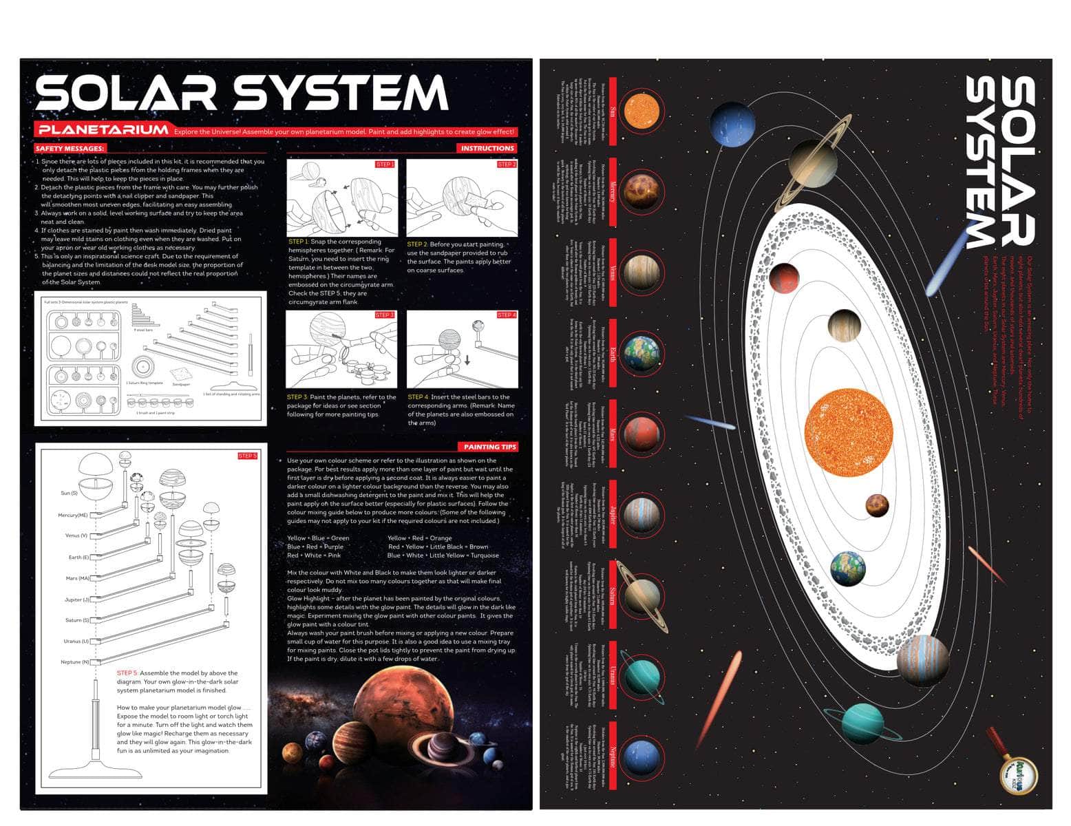 Solar system planetarium