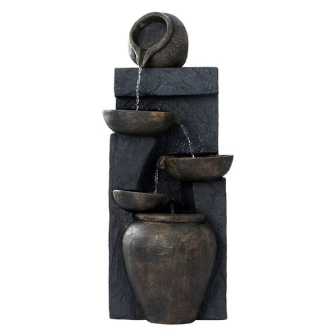 Solar Water Feature 5-Tier 99Cm