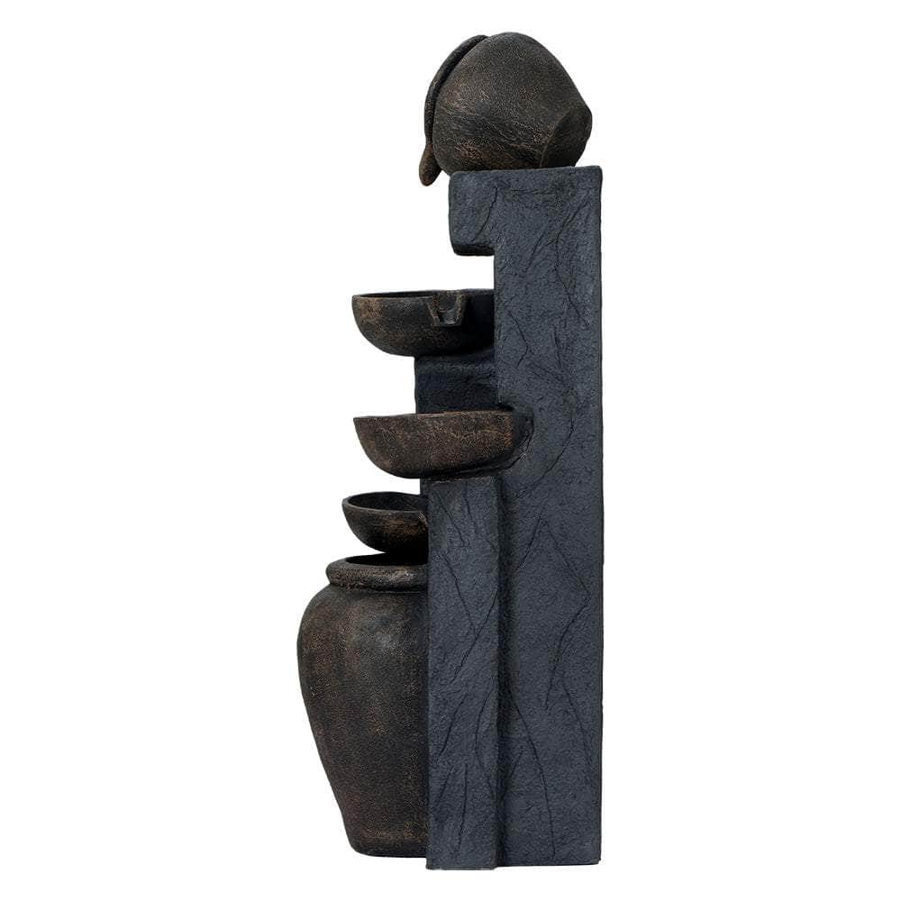Solar Water Feature 5-Tier 99Cm