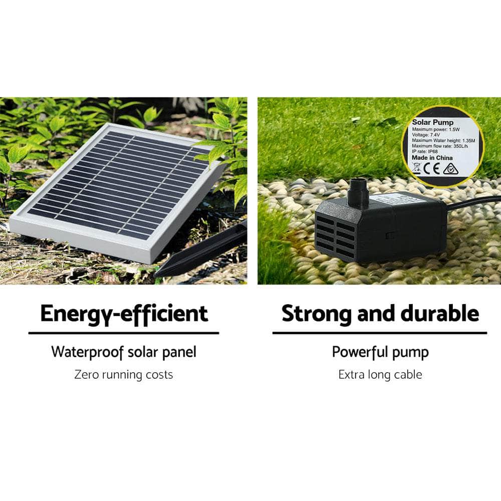 Solar Water Feature 5-Tier 99Cm