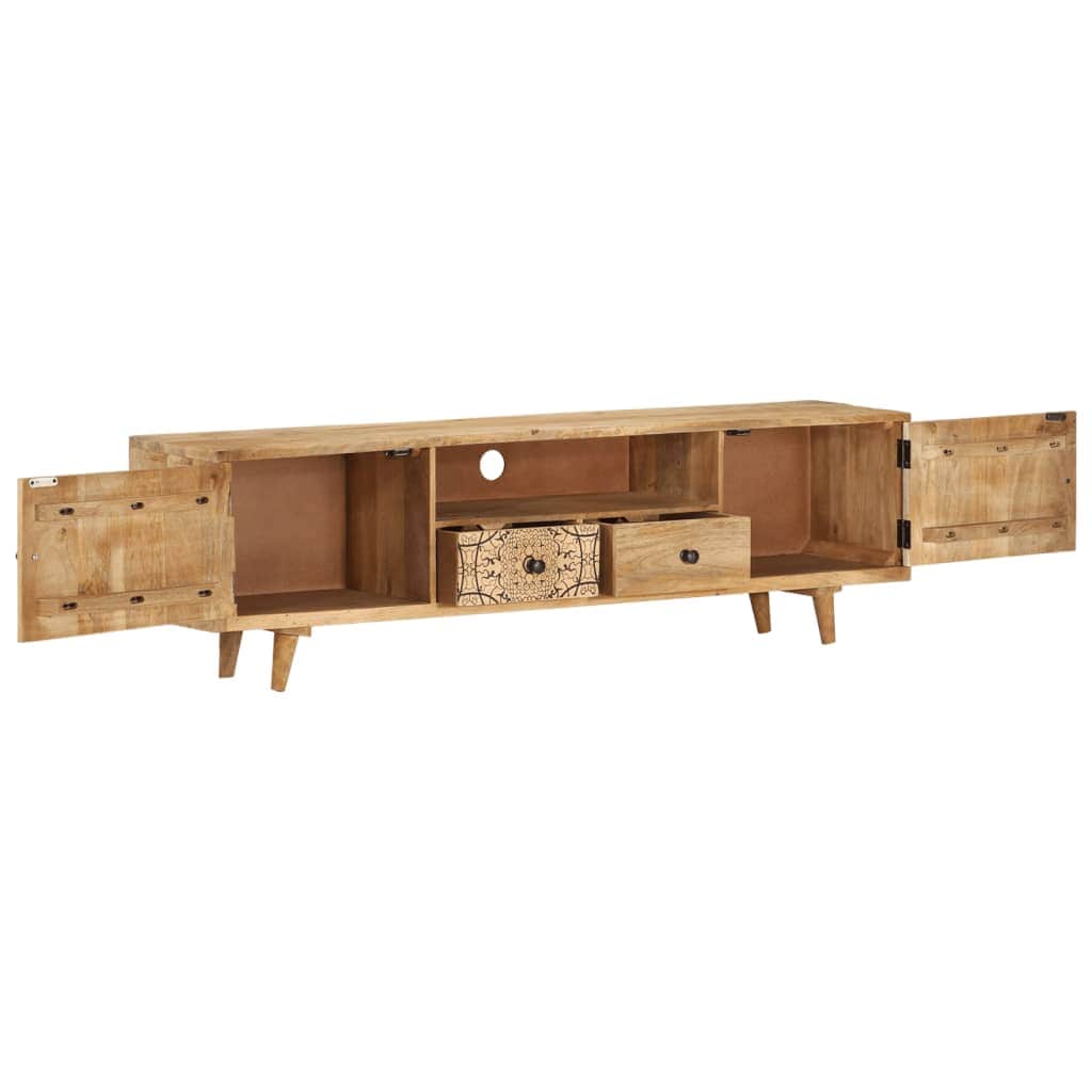 Solid Mango Wood TV Cabinet