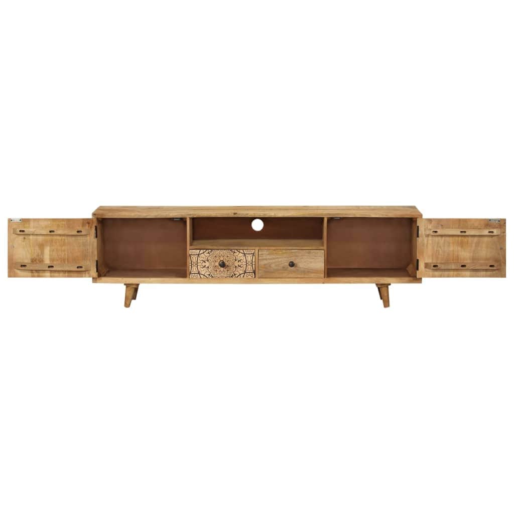 Solid Mango Wood TV Cabinet