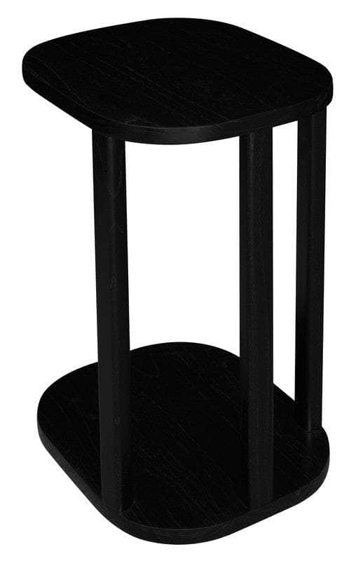 Solid Mindi Timber Side Table (Black)