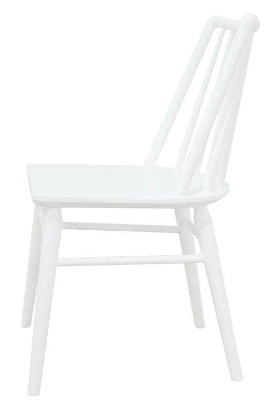 Solid Oak Dining Chair - Set Of 2 Natural/White