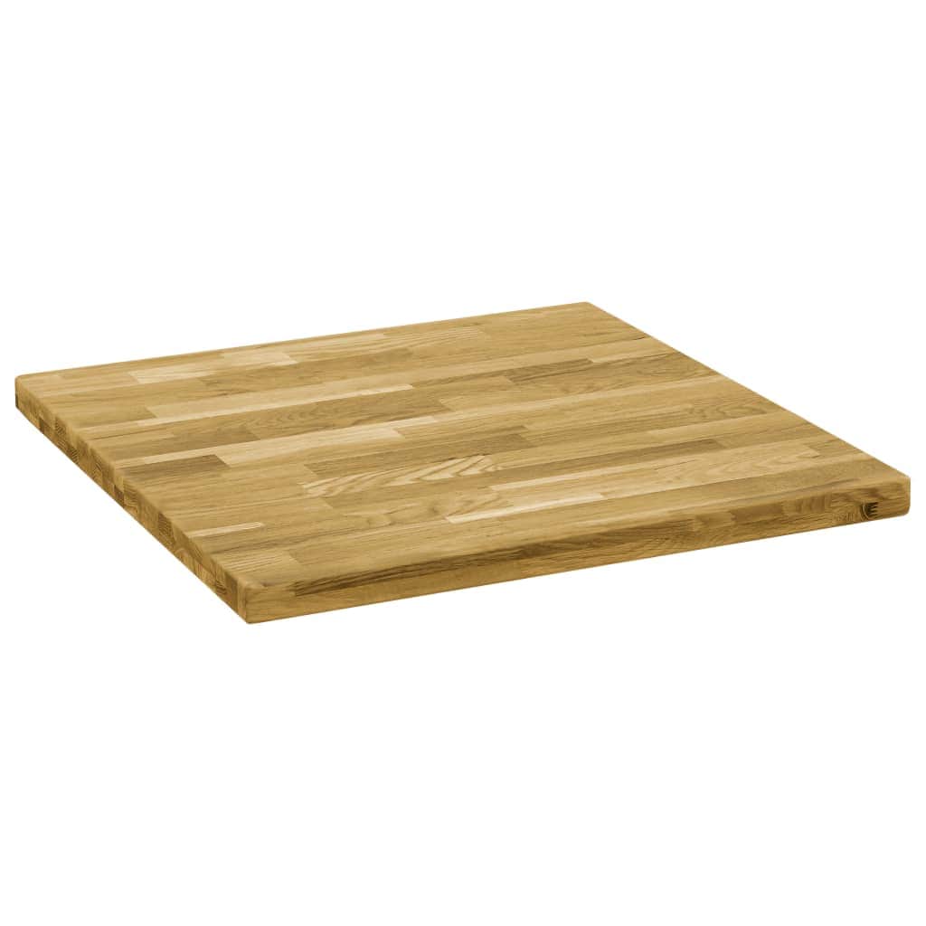 Solid Oak Wood Square Table Top
