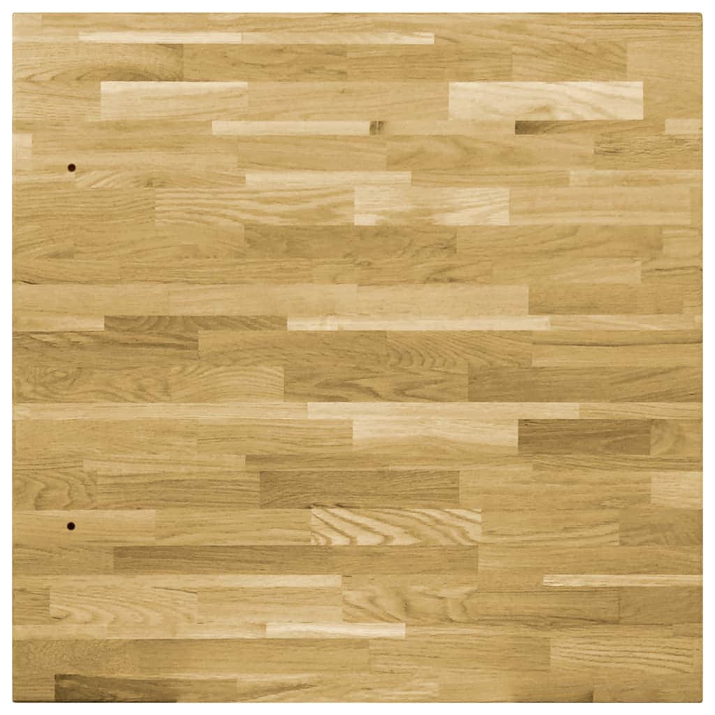 Solid Oak Wood Square Table Top