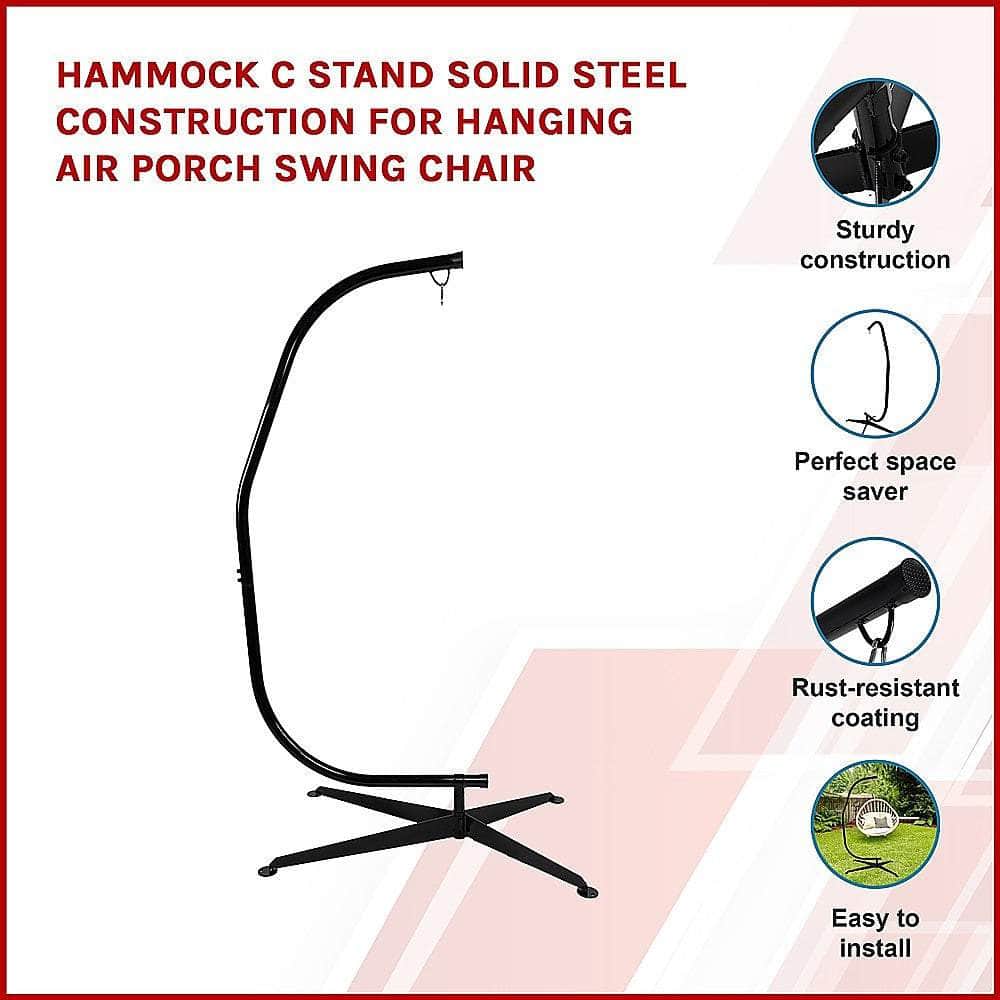 Solid Swing: Hammock C Stand