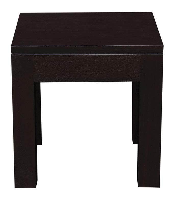 Solid Timber Lamp Table Light Pecan/Chocolate