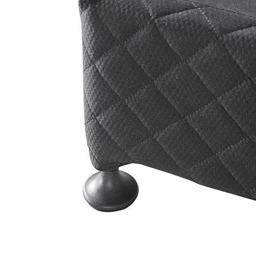 Solid Wood King Mattress Base - Black with Removable Cover