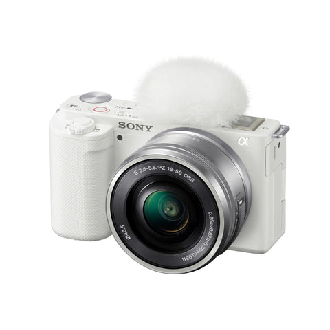 Sony Mirrorless Vlog Camera with 16-50mm Lens Kit (Black\White)