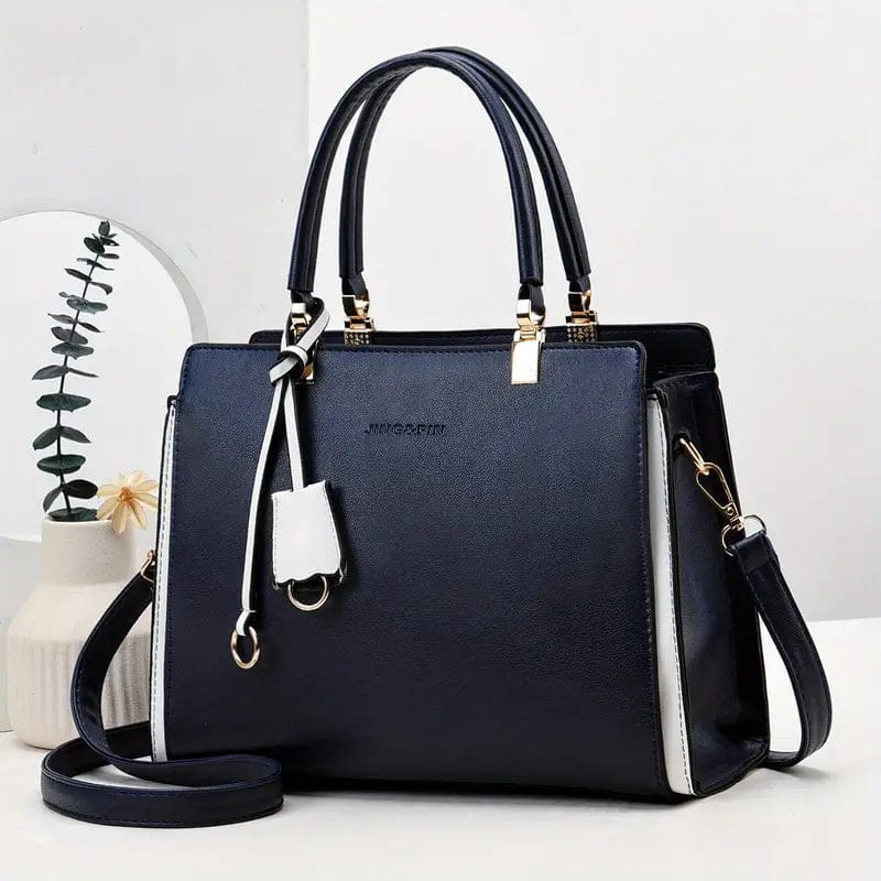 Sophisticated Business Elegance: Women's Crossbody Satchel Handbag